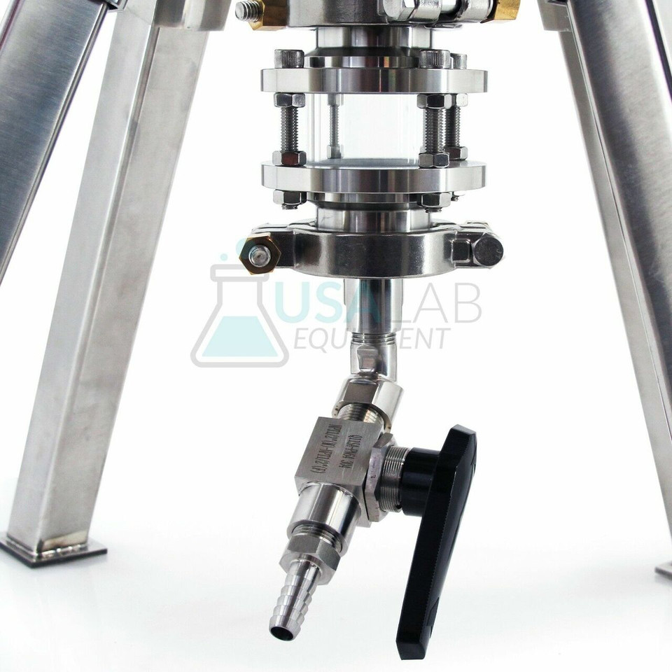 12" Buchner Funnel With Lid For Top Pressure - SS304 - 90PSI