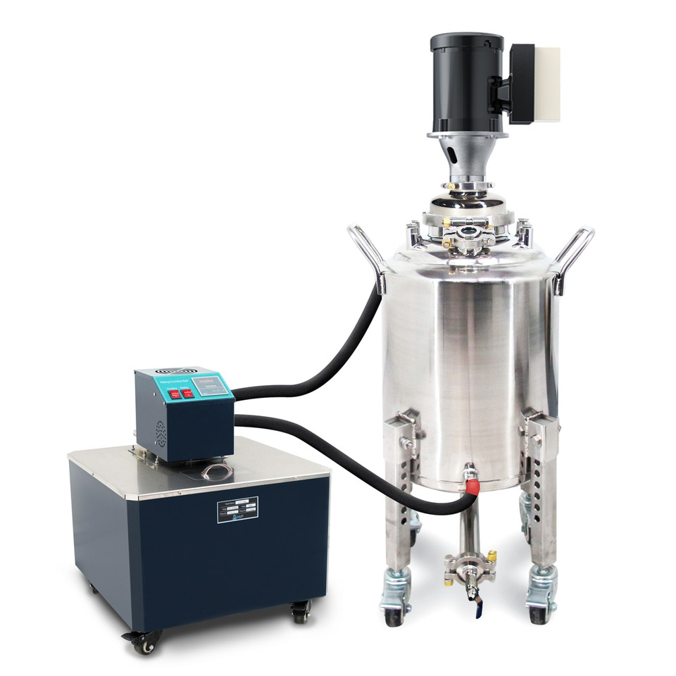 USA Lab 25L/50lb Mixing Solvent Tank w/ RH-30L and 1/2 HP USA Made Motor