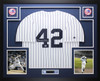 Mariano Rivera Autographed and Framed New York Yankees Jersey