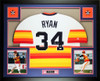 Nolan Ryan Autographed and Framed Houston Astros Jersey