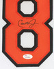 Cal Ripken Jr Autographed and Framed White Orioles Jersey Auto JSA COA(L-1)