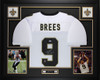 Drew Brees Autographed and Framed New Orleans Saints Jersey