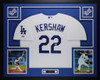 Clayton Kershaw Autographed and Framed Los Angeles Dodgers Jersey