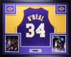 Shaquille O'Neal Autographed and Framed Los Angeles Lakers Jersey