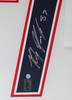Rob Gronkowski Autographed and Framed White New England Patriots Jersey Auto Steiner Certified