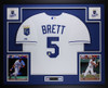 George Brett Autographed and Framed Kansas City Royals Jersey