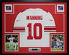 Eli Manning Autographed and Framed New York Giants Jersey