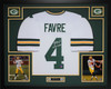 Brett Favre Autographed and Framed Green Bay Packers Jersey
