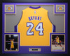 Kobe Bryant Autographed and Framed Los Angeles Lakers Jersey