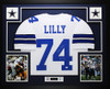 Bob Lilly Autographed and Framed Dallas Cowboys Jersey