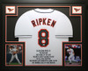 Cal Ripken Autographed and Framed Baltimore Orioles Jersey