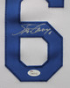 Steve Garvey Autographed and Framed White Los Angeles Dodgers Jersey Auto JSA COA