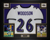 Rod Woodson Autographed and Framed Baltimore Ravens Jersey