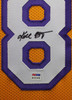 Kobe Bryant Autographed and Framed Gold Lakers #8 Jersey Auto PSA COA D14-L