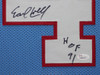 Earl Campbell Autographed HOF 91 and Framed Blue Houston Oilers Jersey Auto JSA COA