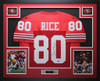 Jerry Rice Autographed and Framed San Francisco 49ers Jersey