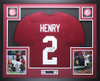 Derrick Henry Autographed and Framed Alabama Crimson Tide Jersey