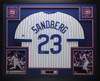 Ryne Sandberg Autographed and Framed Chicago Cubs Jersey