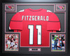 Larry Fitzgerald Autographed and Framed Arizona Cardinals Jersey