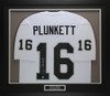 Jim Plunkett Autographed and Framed Oakland Raiders Jersey
