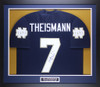 Joe Theismann Autographed and Framed Notre Dame Fighting Irish Jersey