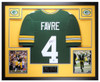 Brett Favre Autographed and Framed Green Bay Packers Jersey