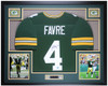 Brett Favre Autographed and Framed Green Bay Packers Jersey