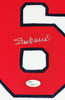 Stan Musial Autographed and Framed White Cardinals Jersey Auto JSA COA (D4-L)