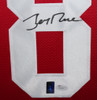 Jerry Rice Autographed and Framed Red 49ers Jersey Auto JSA COA (D8-L)