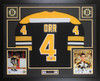 Bobby Orr Autographed and Framed Boston Bruins Jersey