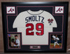 John Smoltz Autographed and Framed Atlanta Braves Jersey