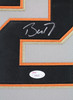 Buster Posey Autographed and Framed Gray Giants Jersey Auto JSA COA (D5-L)