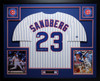 Ryne Sandberg Autographed and Framed Chicago Cubs Jersey