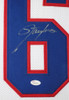 Lawrence Taylor Framed and Autographed White New York Giants Jersey JSA COA