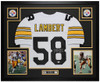 Jack Lambert Autographed and Framed Pittsburgh Steelers Jersey