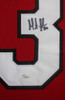 Martin Brodeur Autographed and Framed Red Devils Jersey Auto JSA Full COA (D2-L)