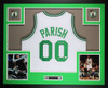 Robert Parish Autographed and Framed Boston Celtics Jersey