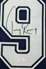 Tony Romo Autographed and Framed Blue Cowboys Jersey JSA COA (D1-L)