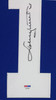 Johnny Unitas Autographed and Framed Blue Colts Jersey Auto PSA COA D1-L