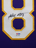 Kobe Bryant Autographed and Framed Purple Los Angeles Lakers #8 Jersey Auto PSA COA