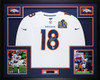 Peyton Manning Autographed and Framed Denver Broncos Jersey