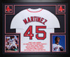 Pedro Martinez Autographed and Framed Boston Red Sox Jersey