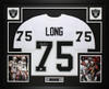 Howie Long Autographed and Framed Oakland Raiders Jersey