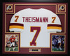 Joe Theismann Autographed and Framed Washington Commanders Jersey