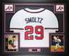 John Smoltz Autographed and Framed Atlanta Braves Jersey