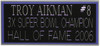 Troy Aikman Autographed and Framed White Cowboys Jersey PSA COA D12-L
