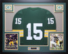 Bart Starr Autographed and Framed Green Bay Packers Jersey