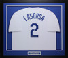 Tommy Lasorda Autographed and Framed Los Angeles Dodgers Jersey