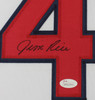 Jim Rice Autographed & Framed White Boston Red Sox Jersey JSA COA