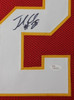 Jamaal Charles Autographed & Framed Red Kansas City Chiefs Auto JSA COA